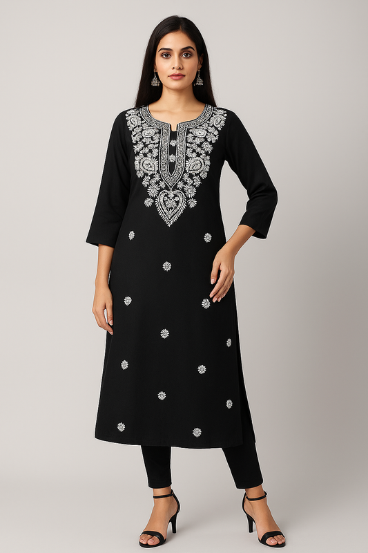 Lucknavi Mirror Work Kurtis