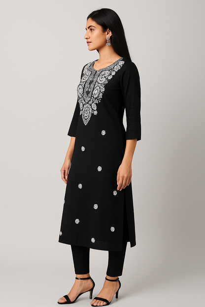 Lucknavi Mirror Work Kurtis