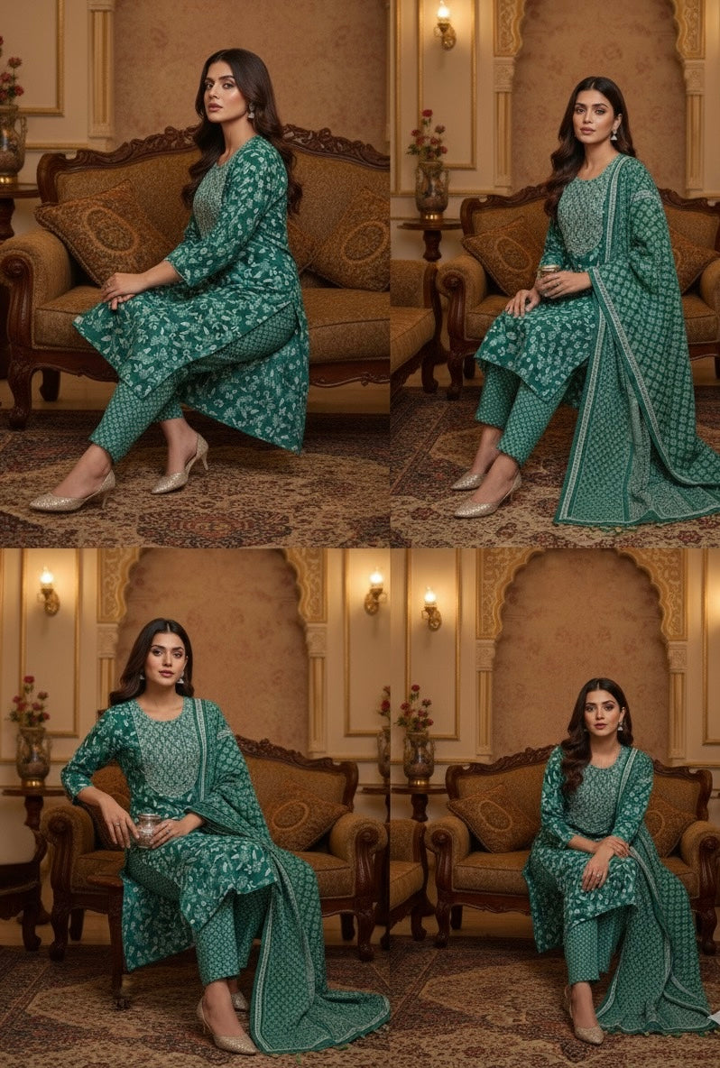 100% Cotton 3-Piece Suits – perfect blend of comfort & style | AJVIE Collections