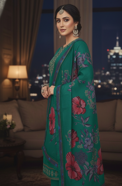 AJVIE Signature Roman Silk Designer Suit | Contemporary Ladies Ethnic Wear