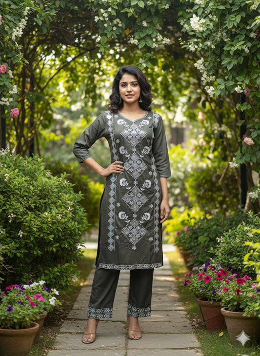 Mix Cotton Fabrics - Designer 2 Piece