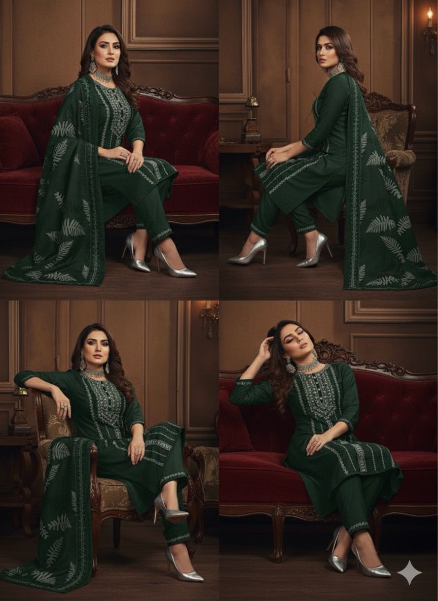 AJVIE Special Vertican Fabrics Side cut Deisgner Suit