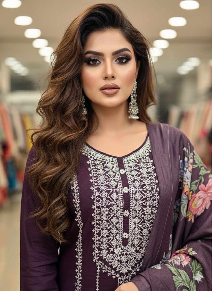 AJVIE Special Vertican Fabrics Side cut Deisgner Suit