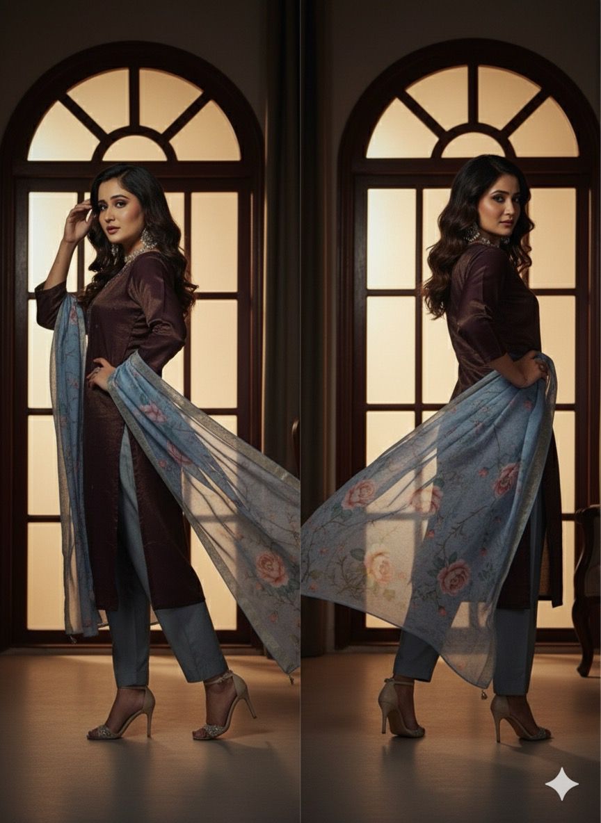 AJVIE Special Vertican Fabrics Designer Suits with 3XL Size