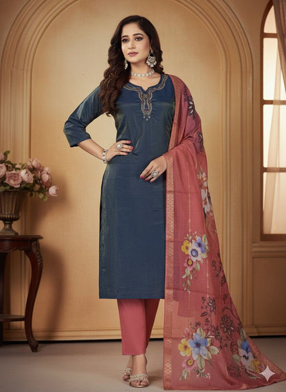 AJVIE Special Vertican Fabrics Designer Suits with 3XL Size