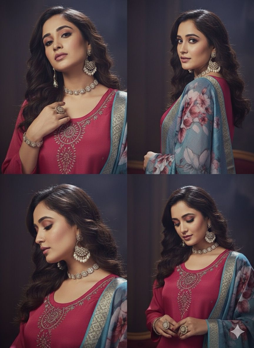 AJVIE Special Vertican Fabrics Designer Suits with 3XL Size