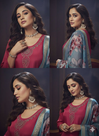 AJVIE Special Vertican Fabrics Designer Suits with 3XL Size