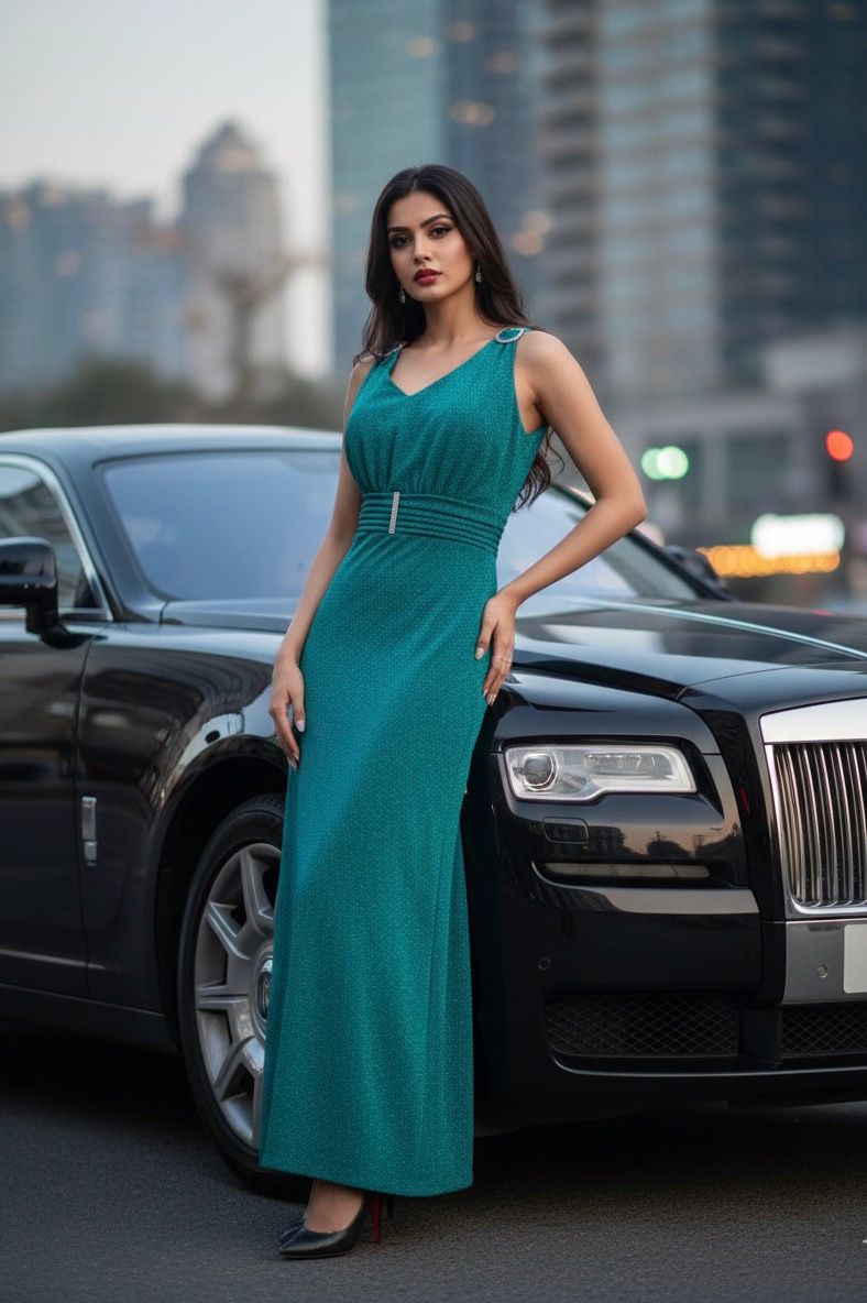 AJVIE Designer - Signature Power Glam One-Piece