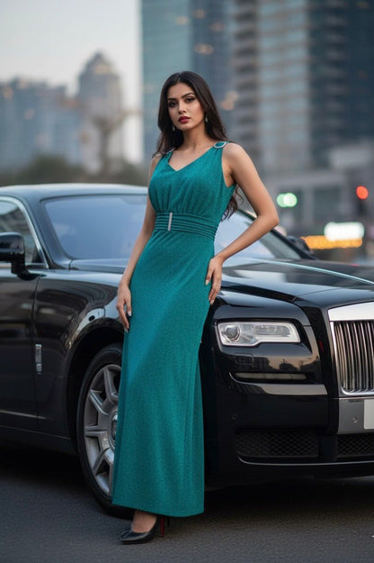 AJVIE Designer - Signature Power Glam One-Piece